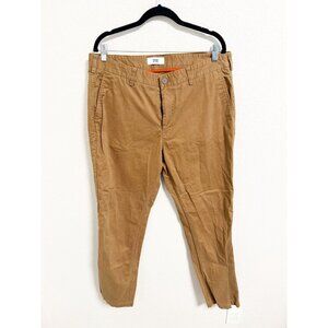 Spoke London Mens Heroes‎ Build C Cotton Chino Pants Flat Front Brown Size 36